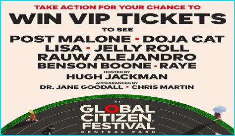 How much are Global Citizen VIP tickets?